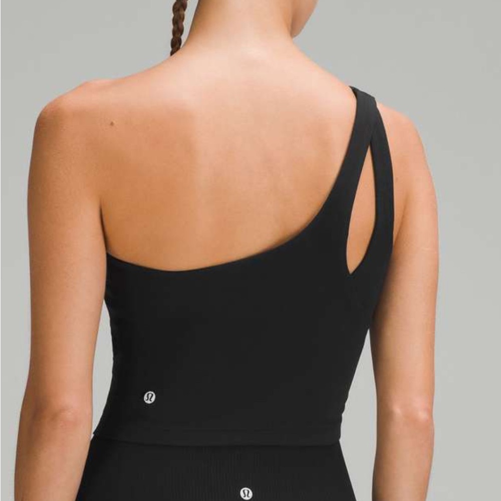 lululemon athletica Black One-Shoulder Tank Top